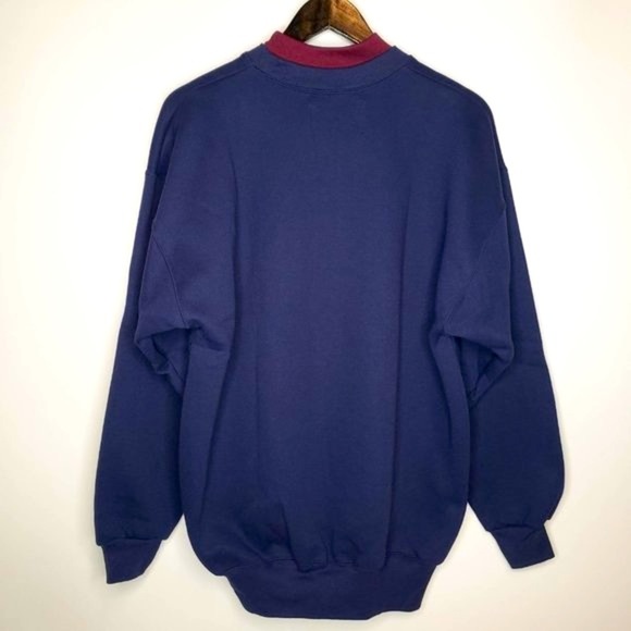 Vintage Dodger Illinois Metallic Embroidered Long Sleeve Sweater L - Picture 2 of 7